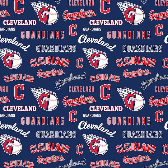 MLB Cleveland Guardians Cotton Fabric